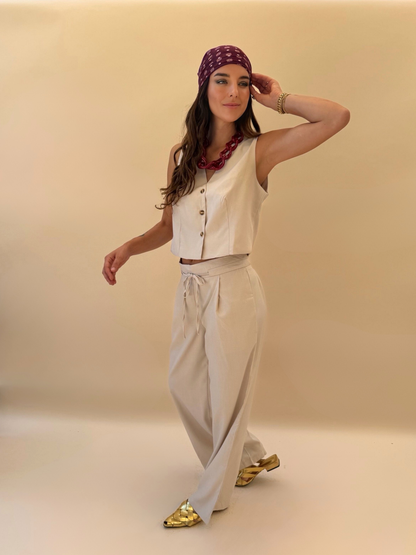 Pantalón Amanda - Beige