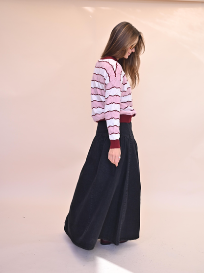 Falda Andrea - Denim Negro
