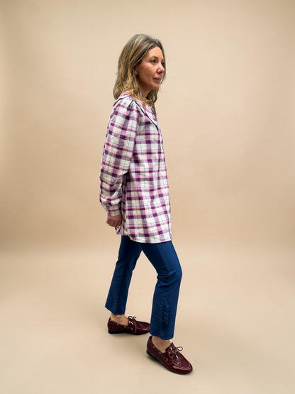 Blusa Clarita - Cuadrille Morado