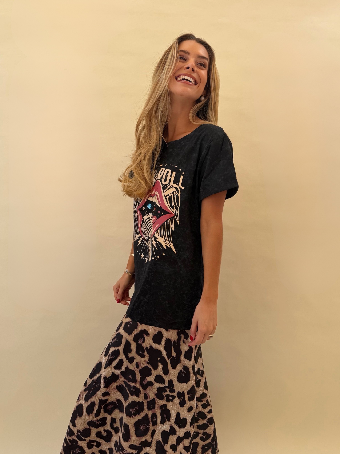 Polera Rock - Negra