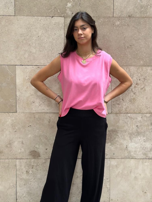 Polera Hebra - Rosada