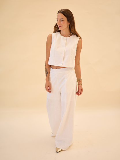 Pantalón Lara - Blanco