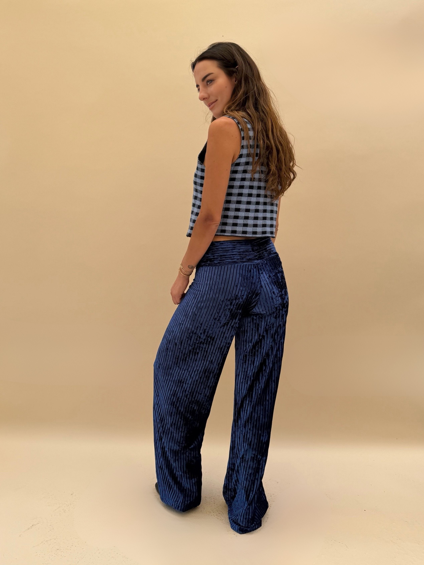 Patas Palazzo - Azul