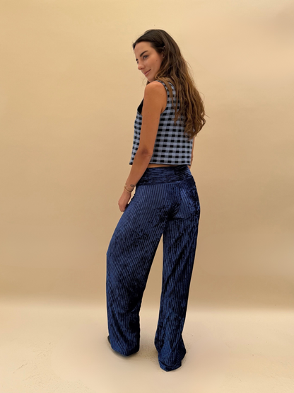 Patas Palazzo - Azul