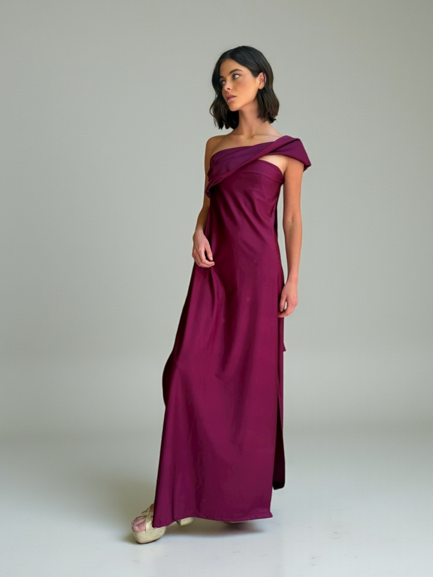 Vestido Nina -  Burdeo