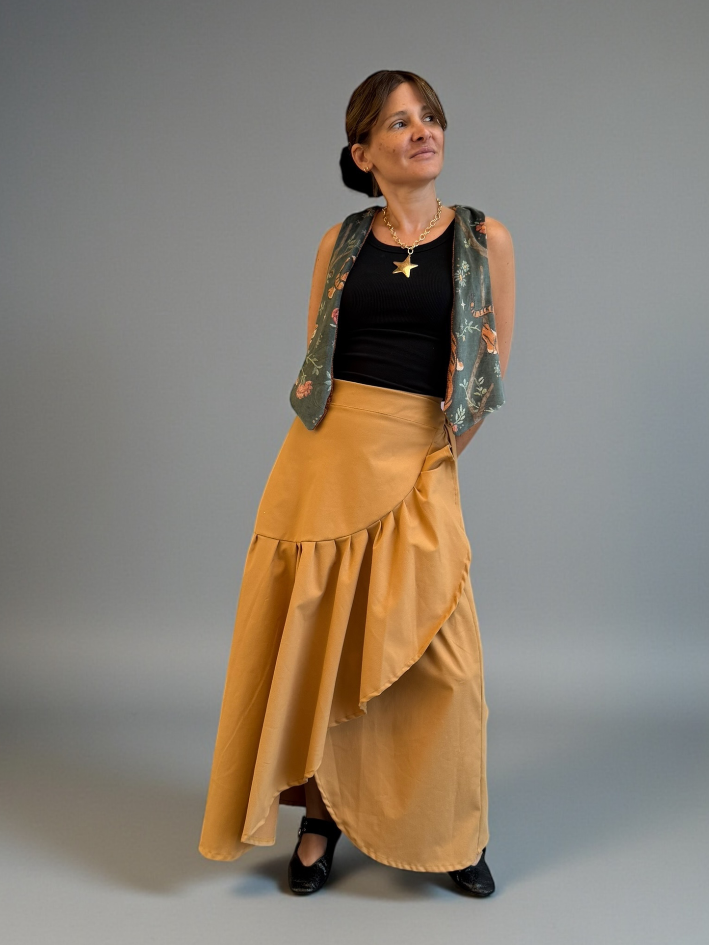 Falda Ofelia - Camel