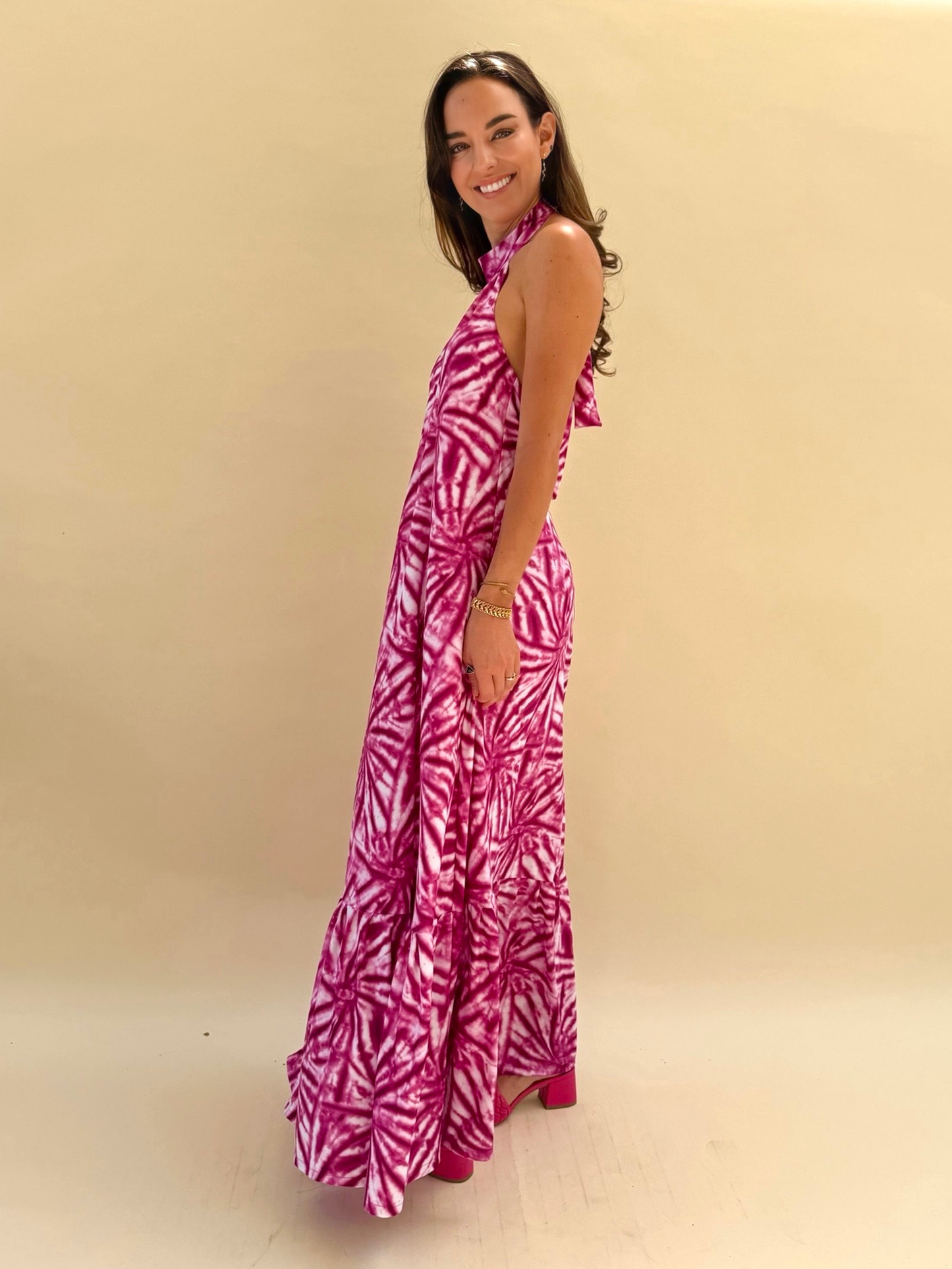 Vestido Fernanda -  Fucsia