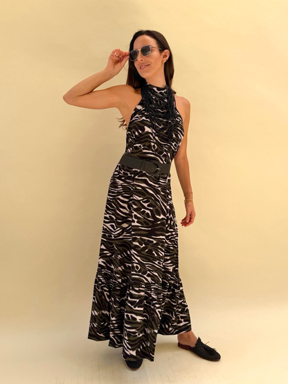 Vestido Fernanda - Print Verde