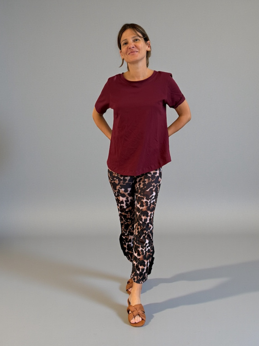 Polera Juana - Burdeo