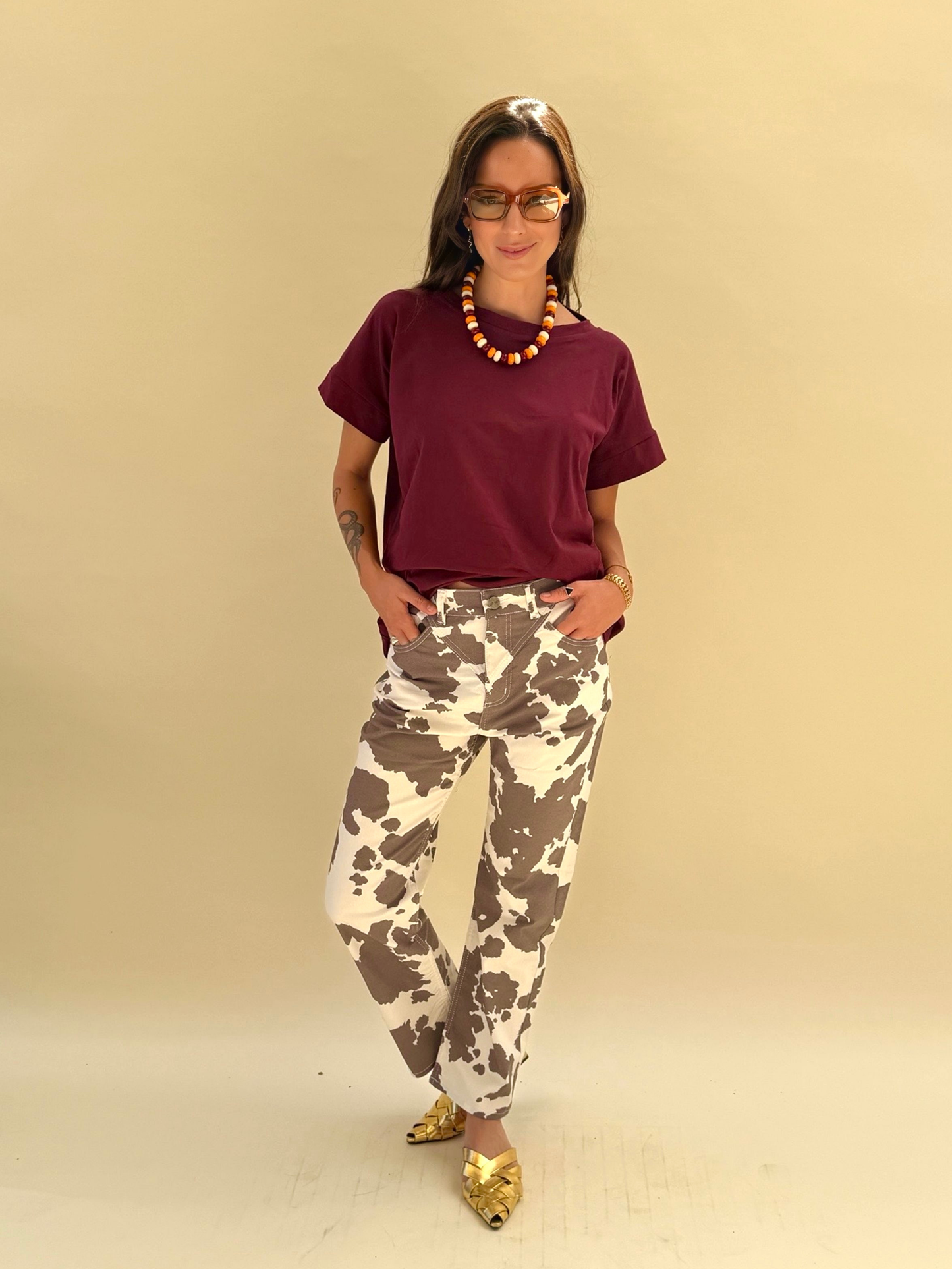 Polera Ximena - Burdeo