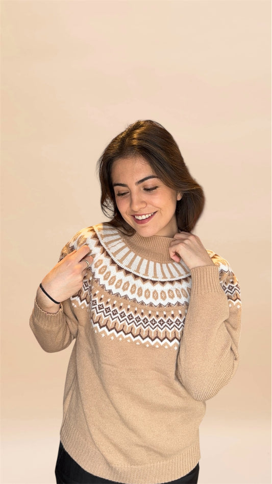 Chaleco Elena Beige