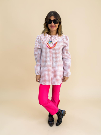 Blusa Clarita - Cuadrille Rosa