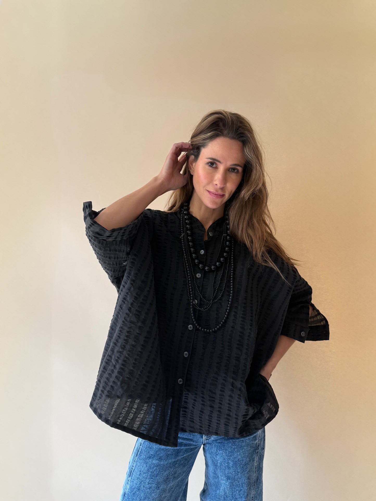 Blusa Paz - Negra