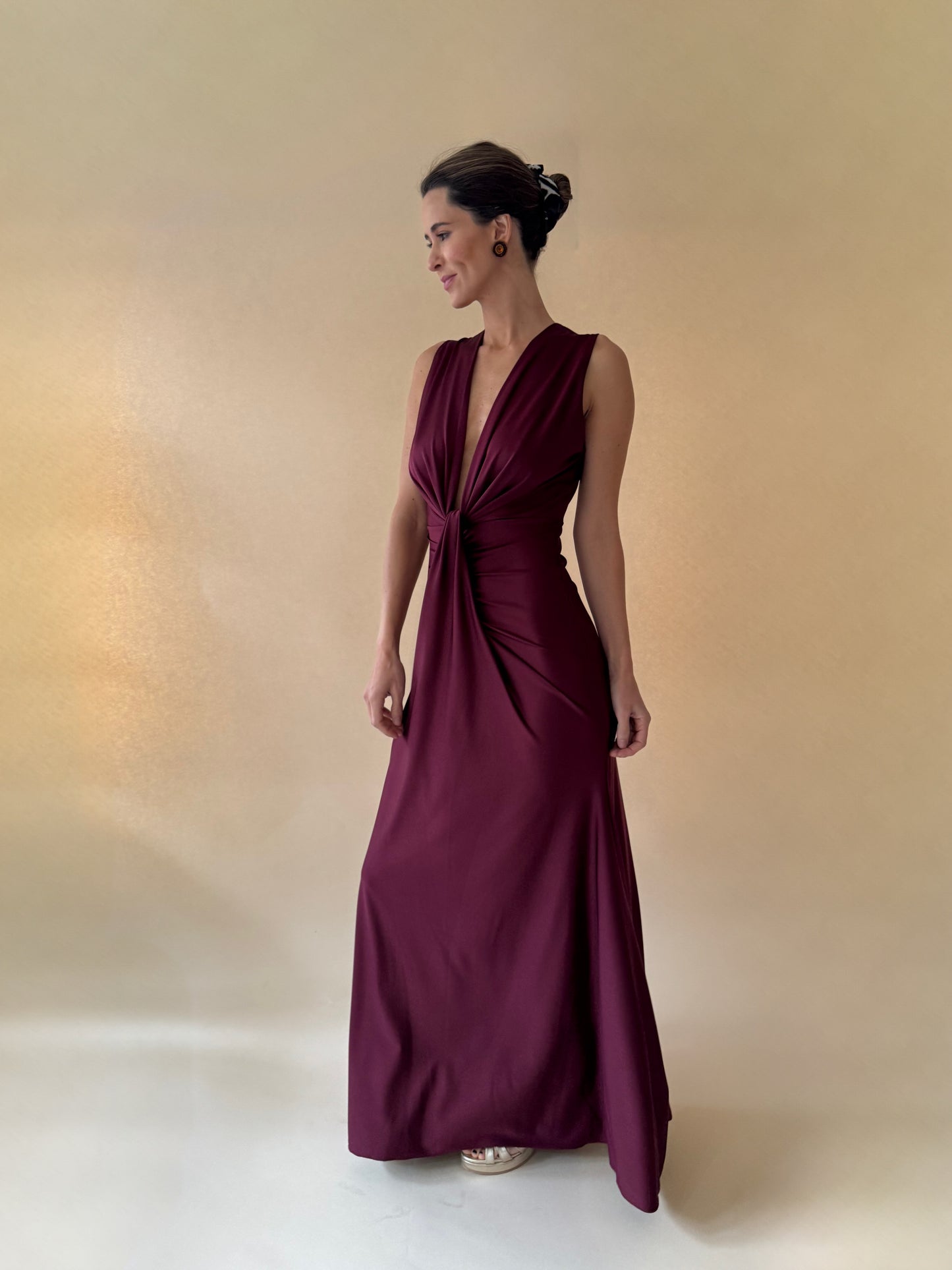 Vestido Anne - Burdeo