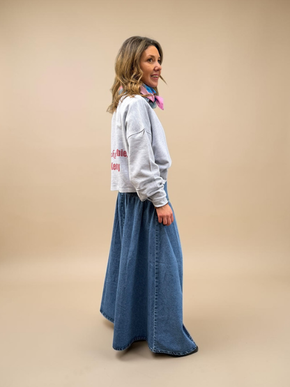 Falda Andrea - Denim Claro