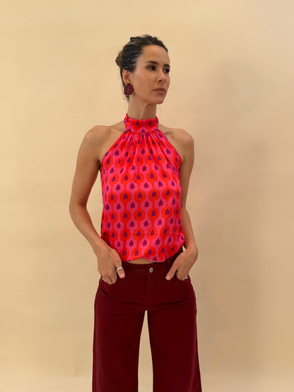 Top Lucía - Rojo Morado