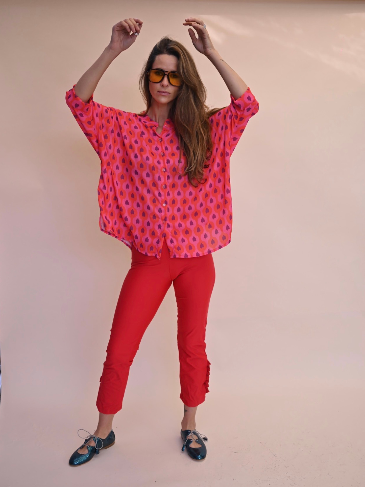 Blusa Paz - Rojo Morado