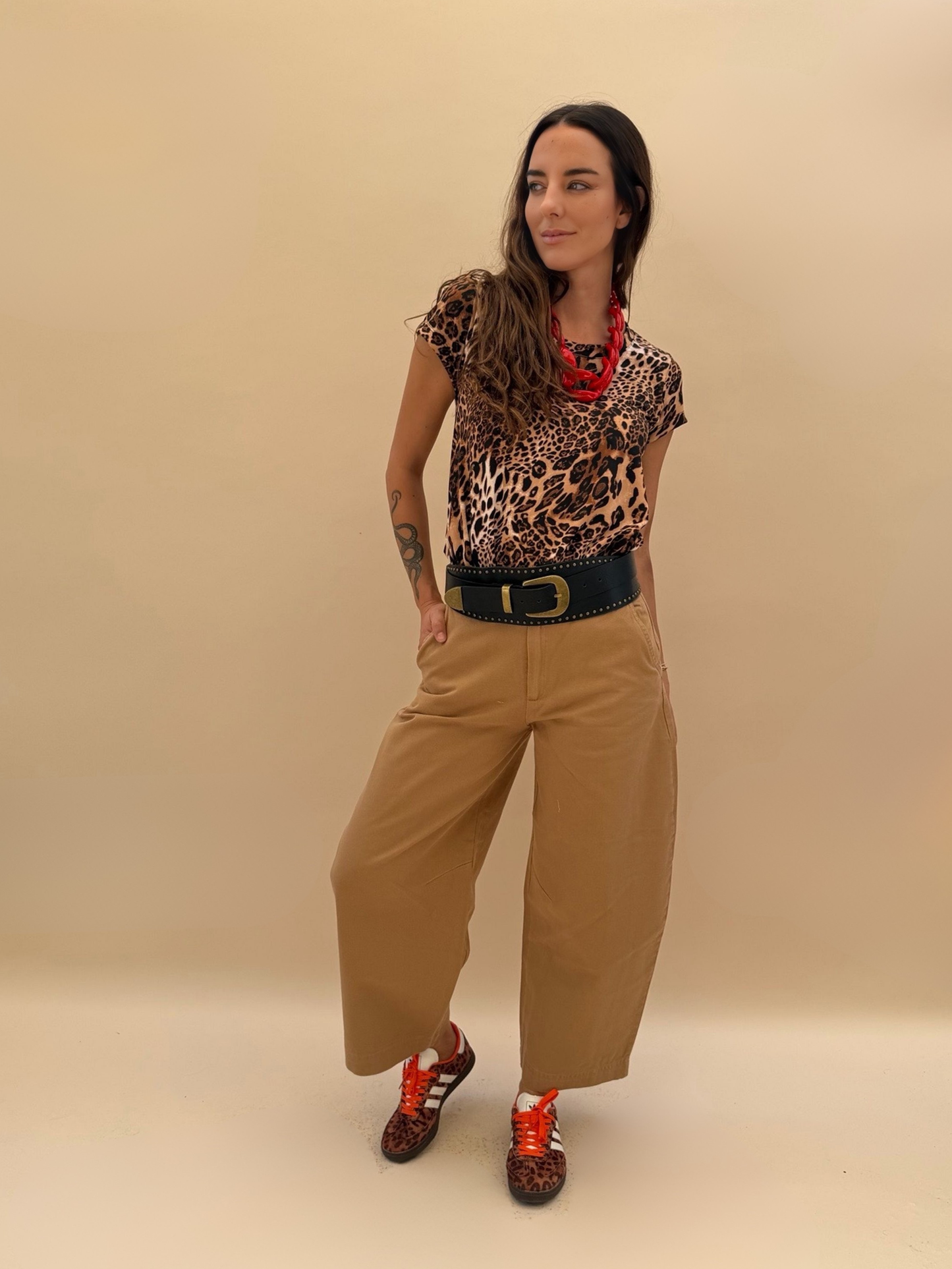 Jeans Balloon - Beige