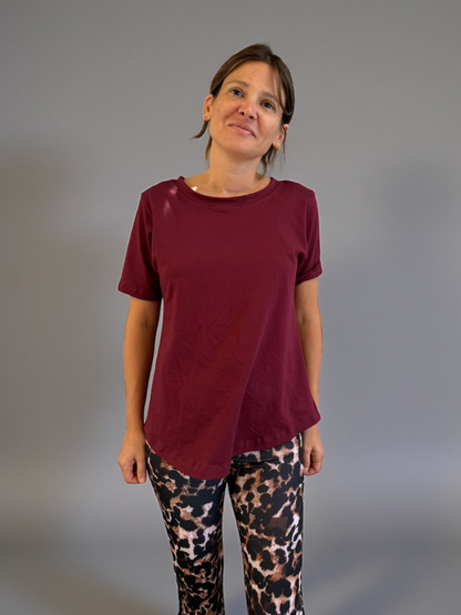 Polera Juana - Burdeo