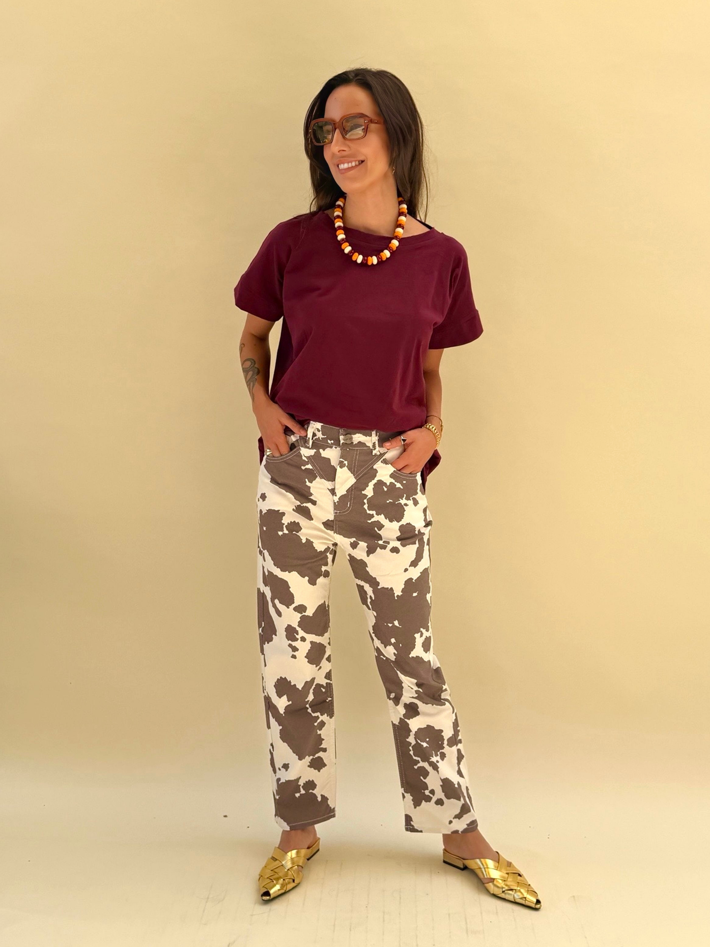 Polera Ximena - Burdeo