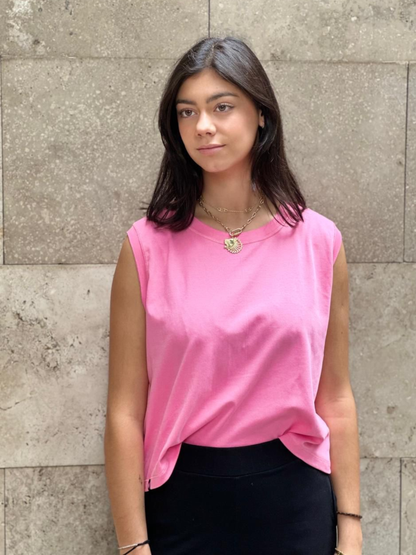 Polera Hebra - Rosada