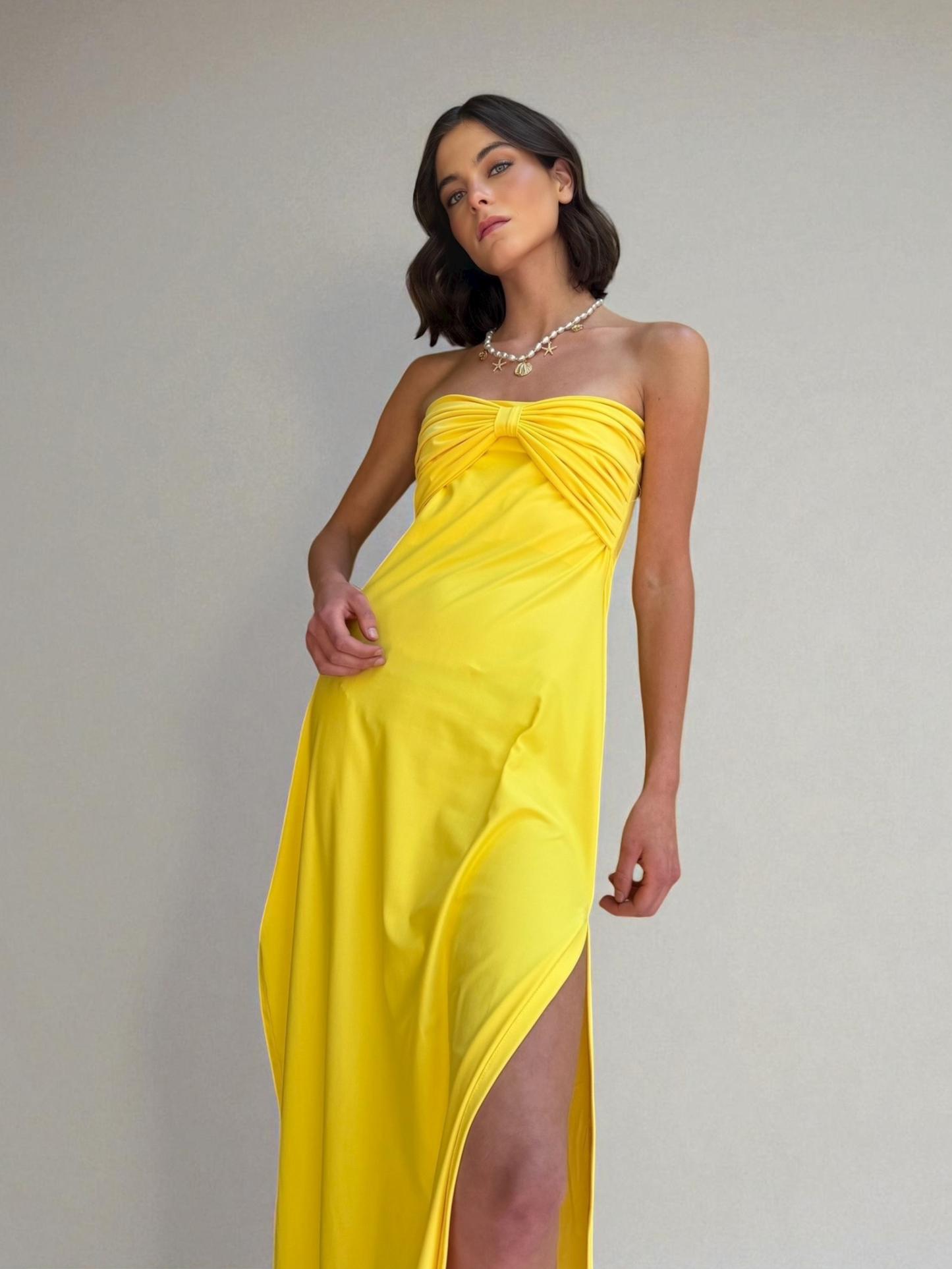 Vestido Virginia- Amarillo