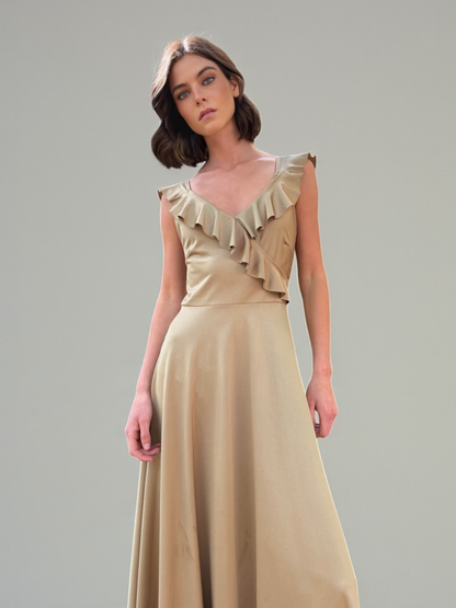 Vestido Valeria - Gold