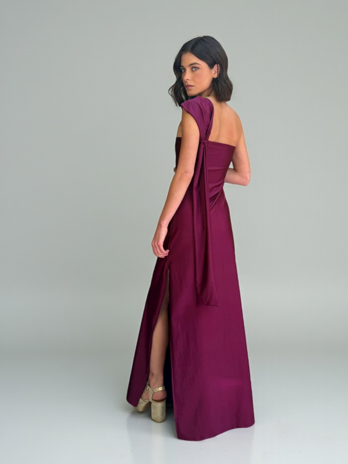 Vestido Nina -  Burdeo