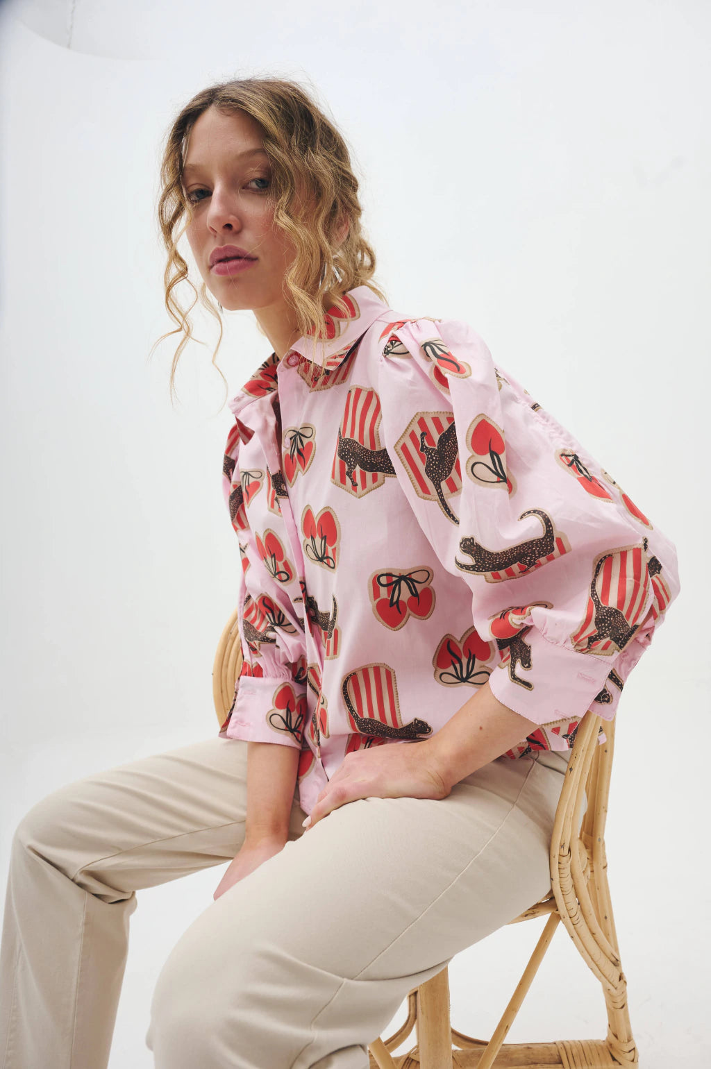 Blusa Cherry - Rosa