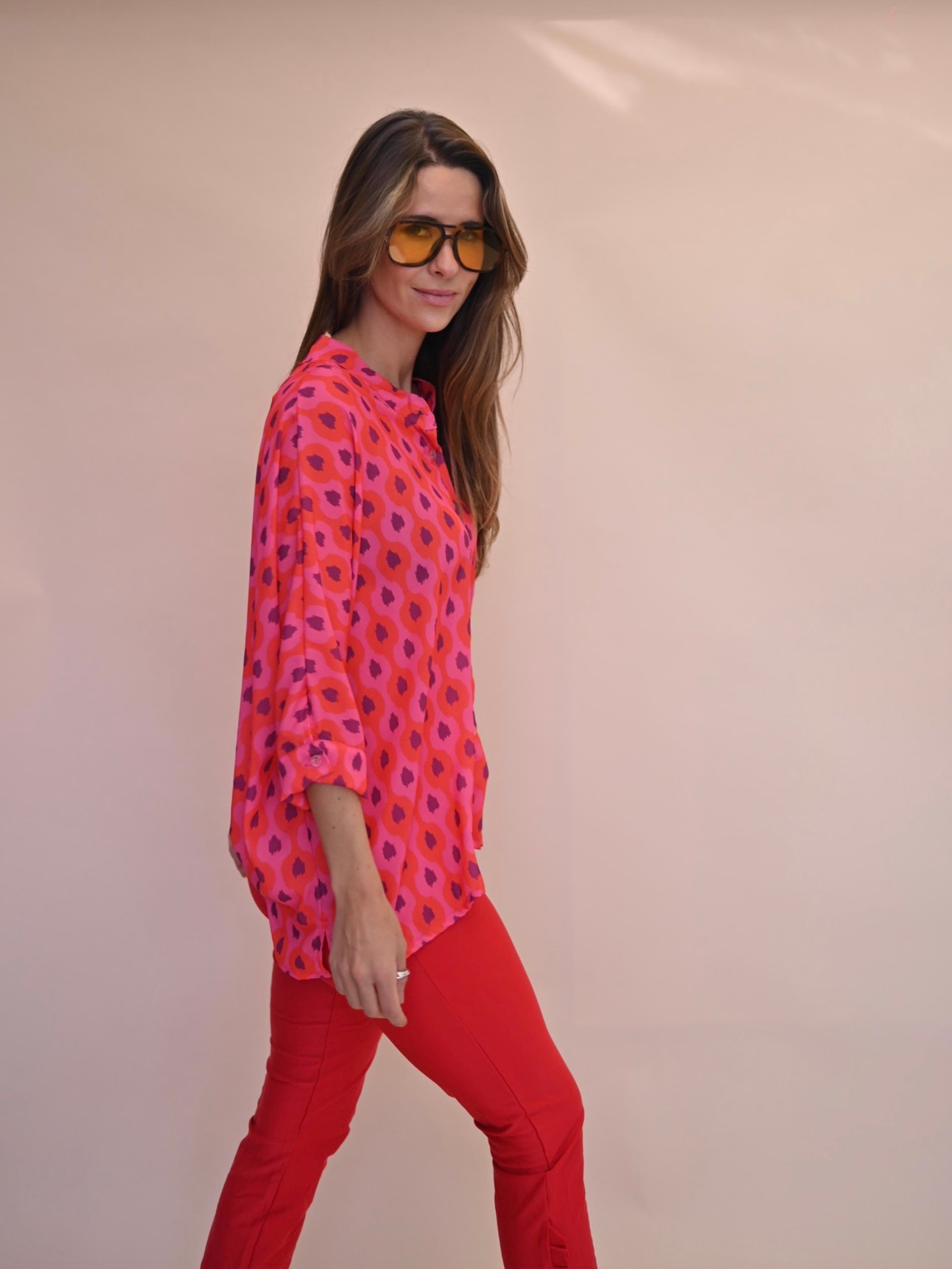 Blusa Paz - Rojo Morado