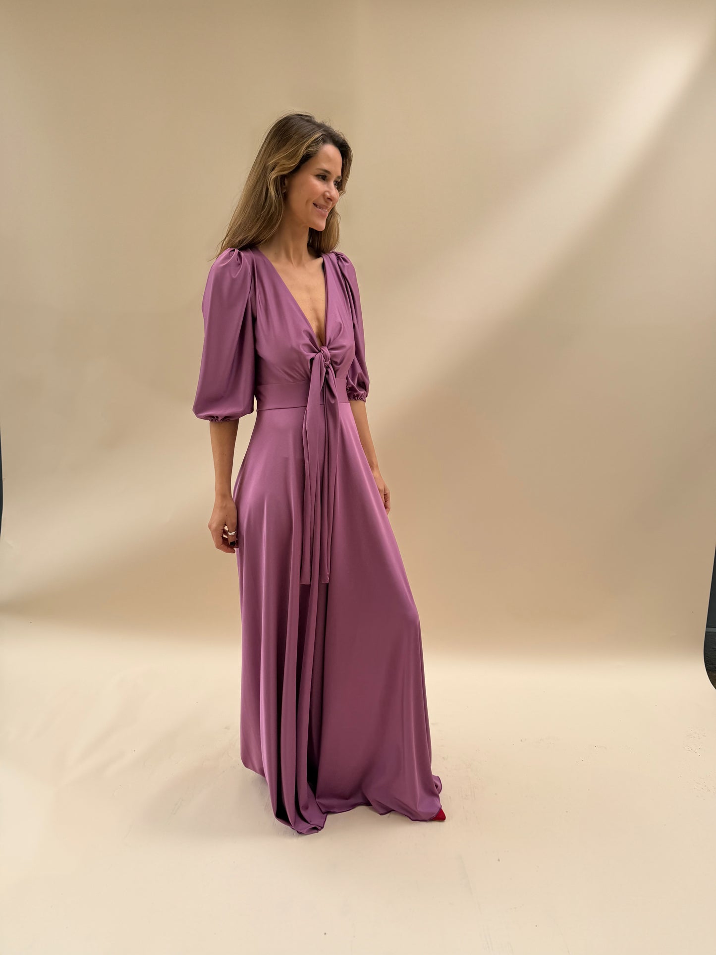 Vestido Raquel - Malva
