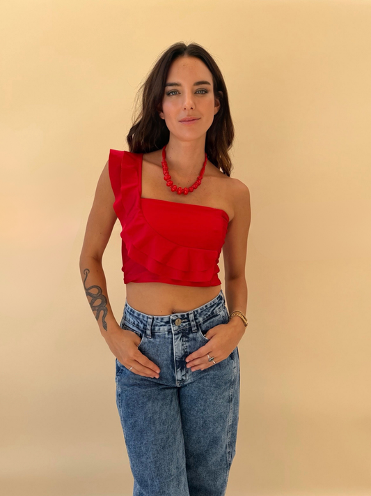 Top Florencia - Rojo
