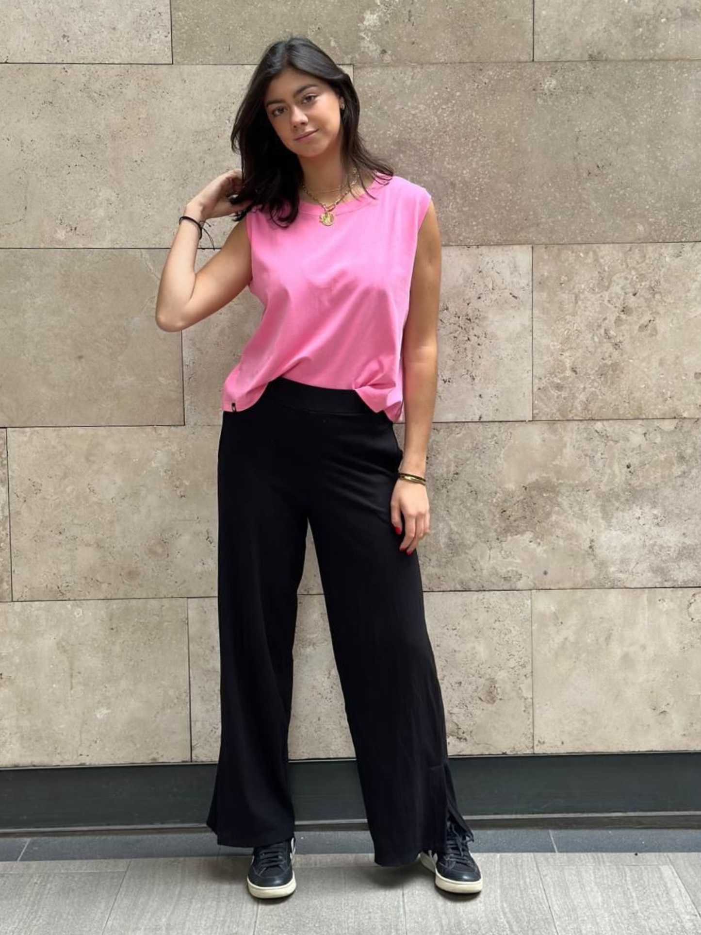 Polera Hebra - Rosada