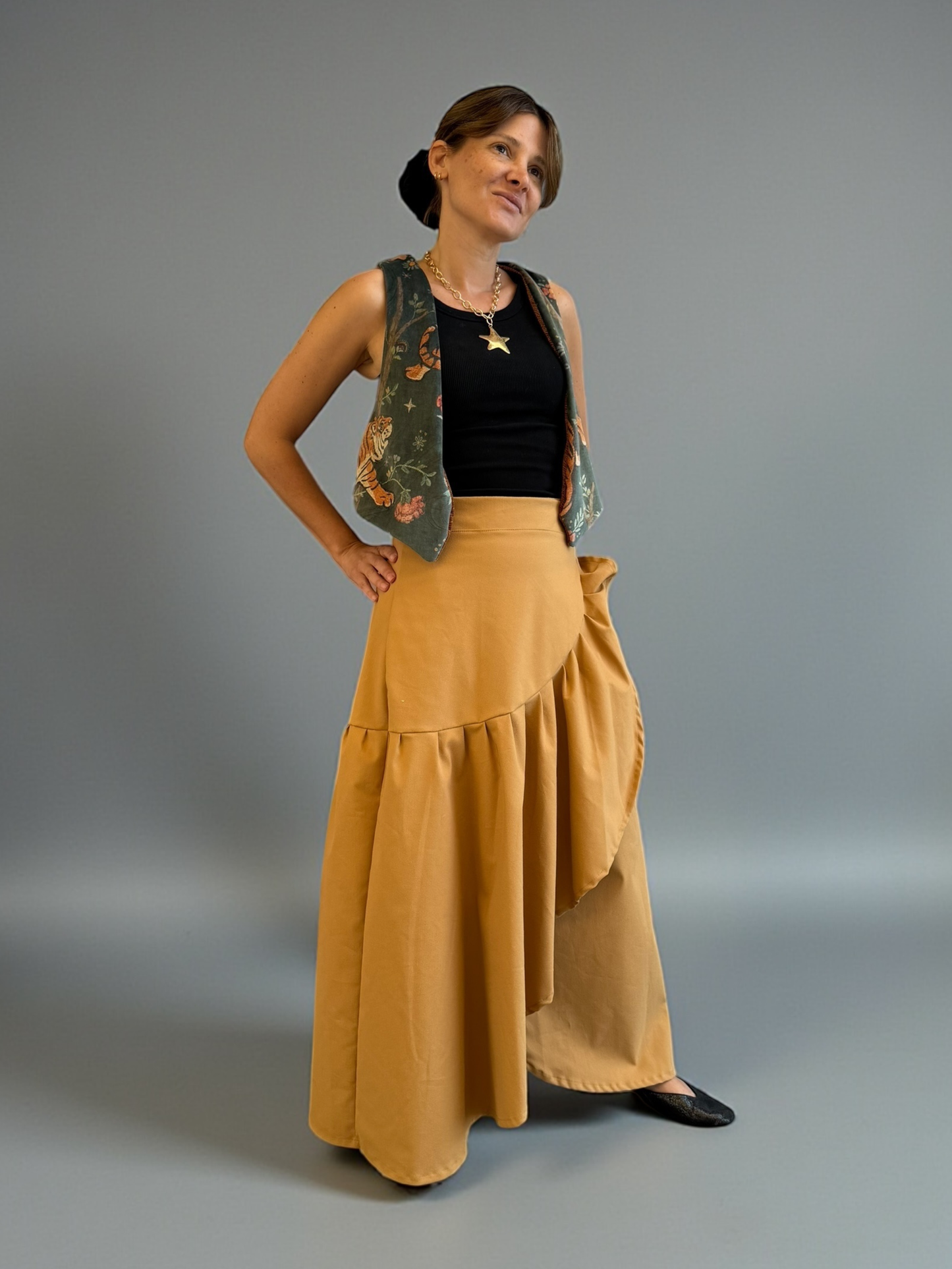 Falda Ofelia - Camel