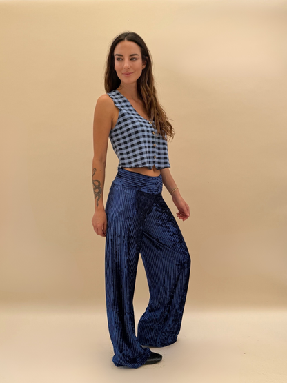 Patas Palazzo - Azul