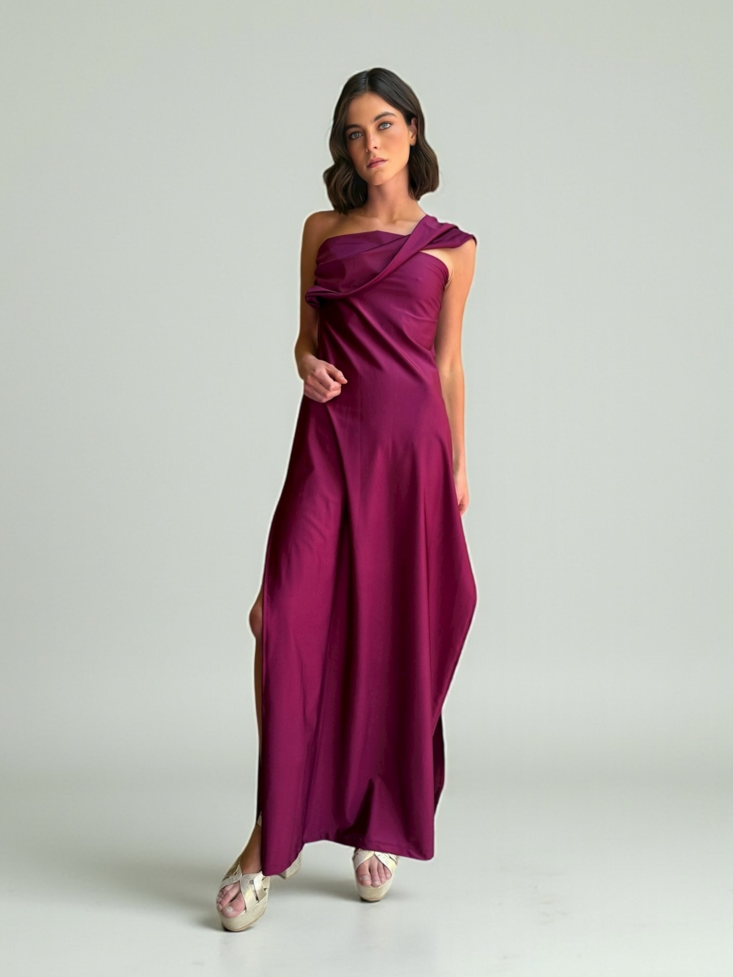 Vestido Nina -  Burdeo