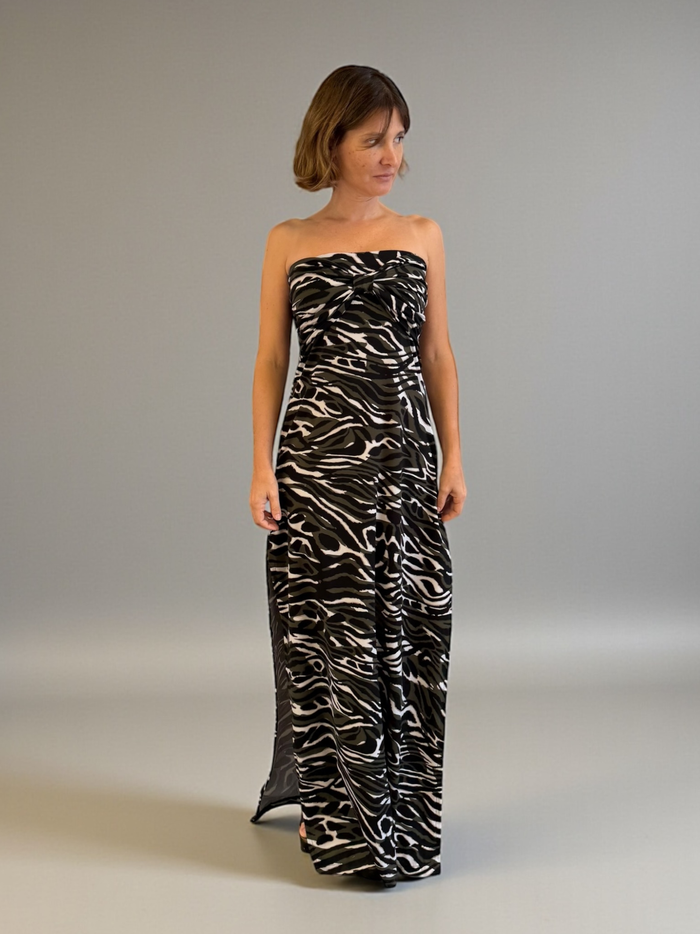 Vestido Virginia - Print Verde
