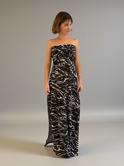 Vestido Virginia - Print Verde