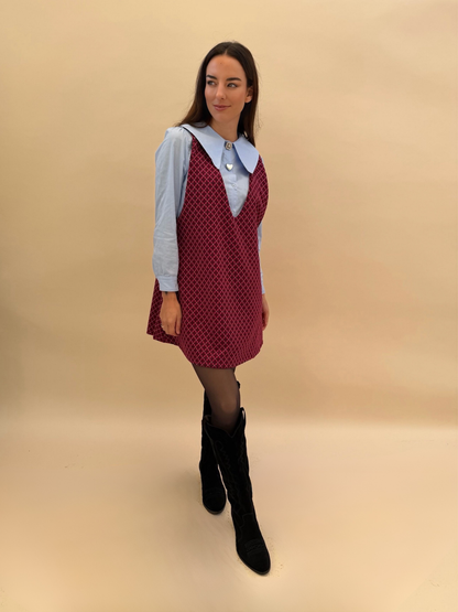Jumper Florencia - Print Burdeo