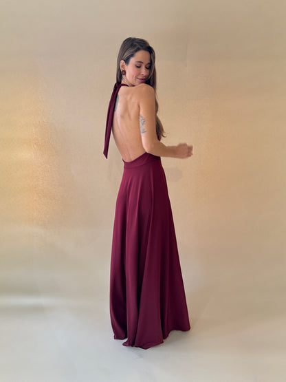 Vestido Lili - Burdeo