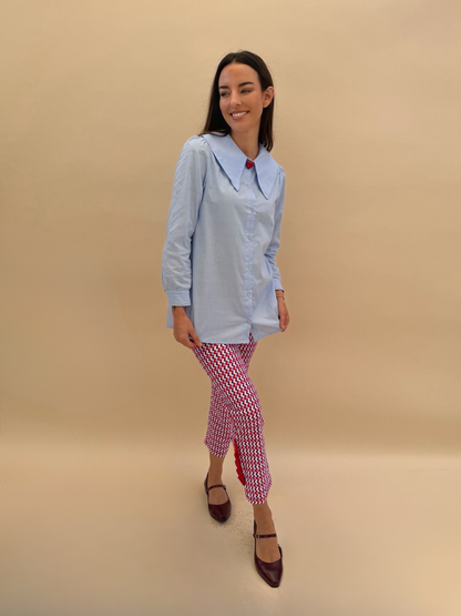 Blusa Clarita - Celeste