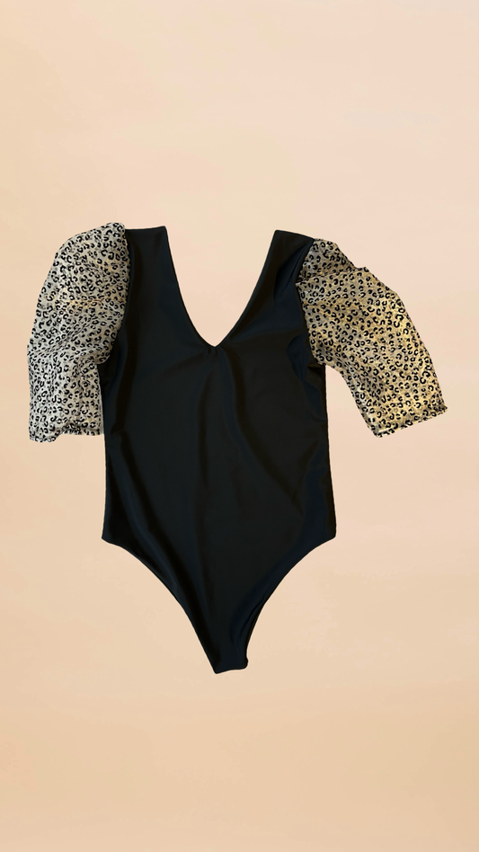 Body Corazón - transparencia leopardo