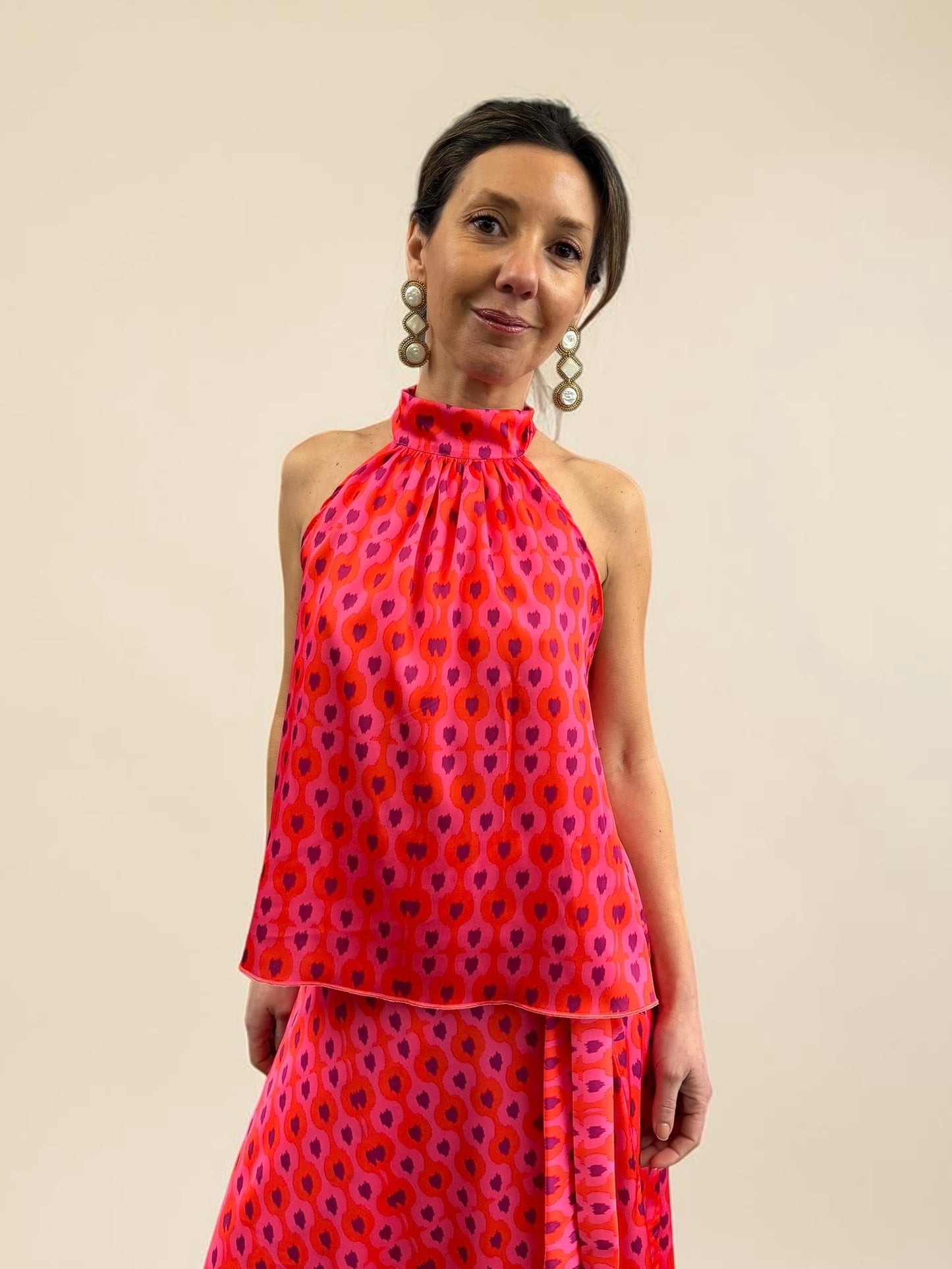 Top Lucía - Rojo Morado
