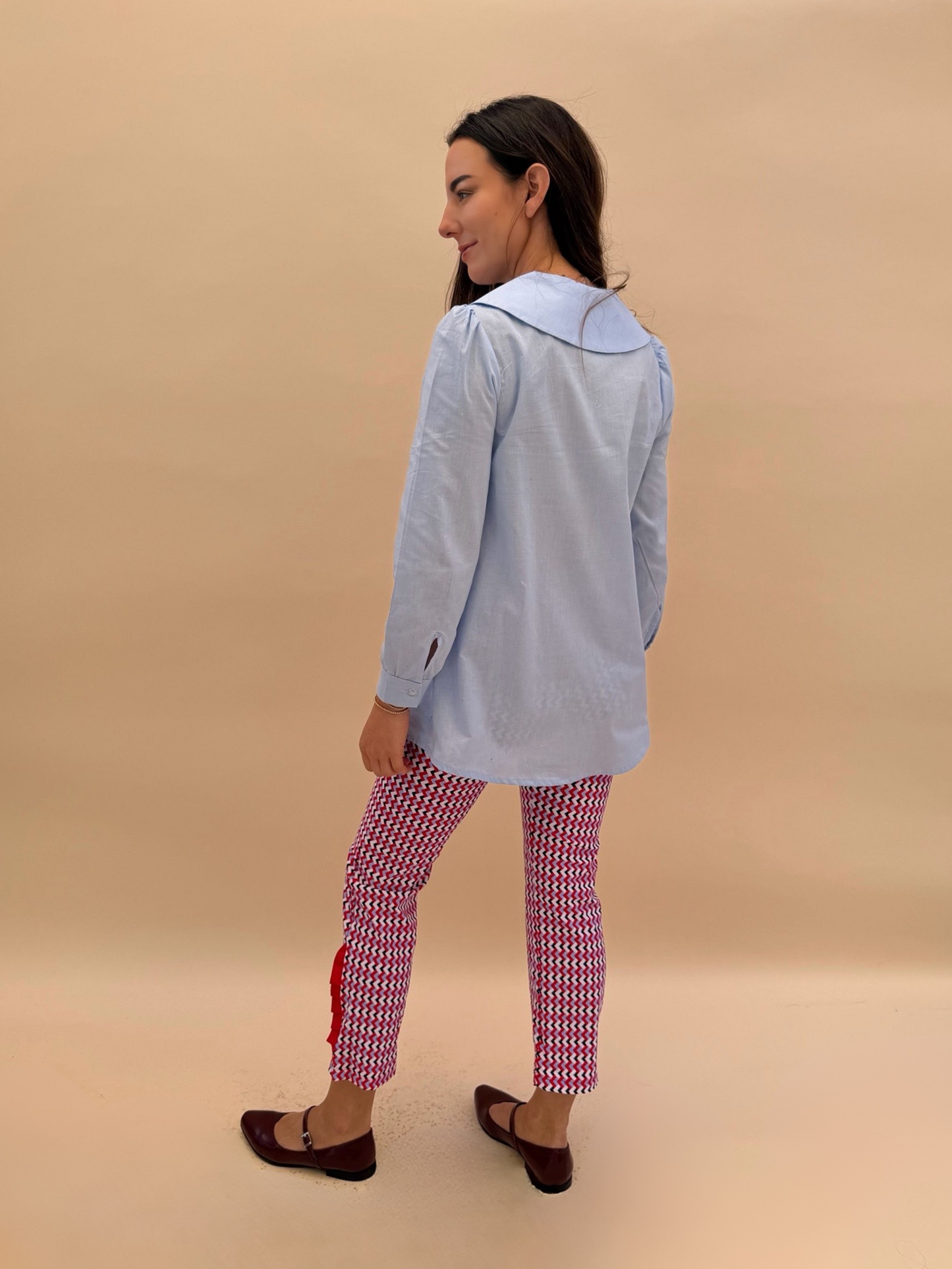 Blusa Clarita - Celeste