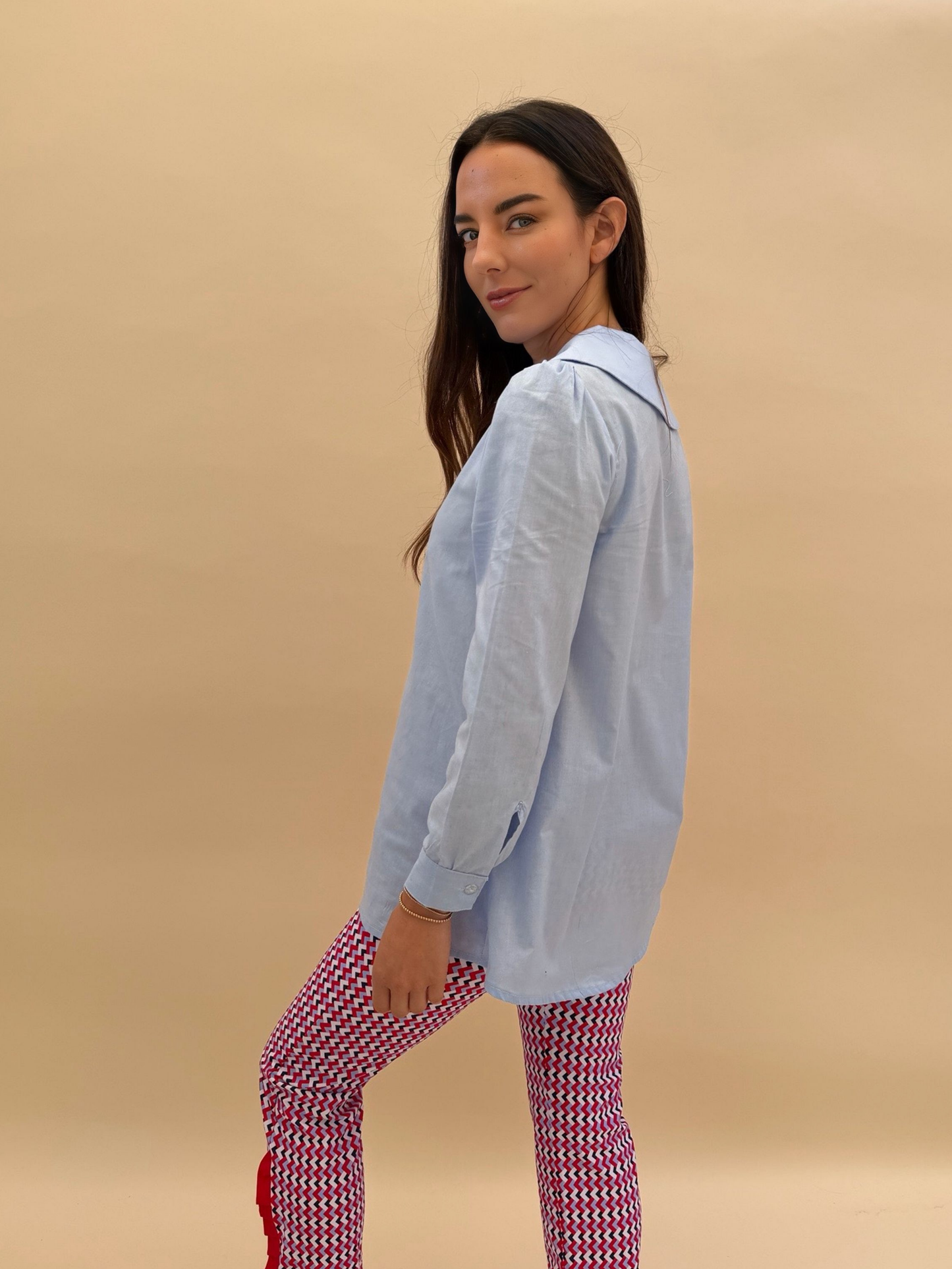 Blusa Clarita - Celeste