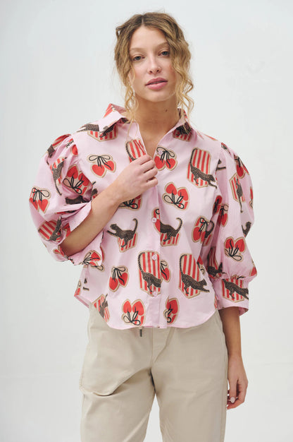 Blusa Cherry - Rosa
