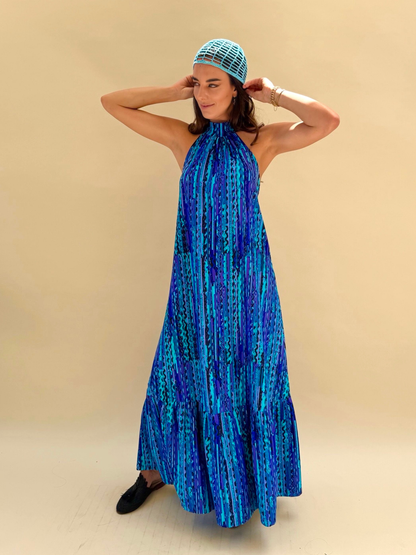 Vestido Fernanda - Calipso y Morado