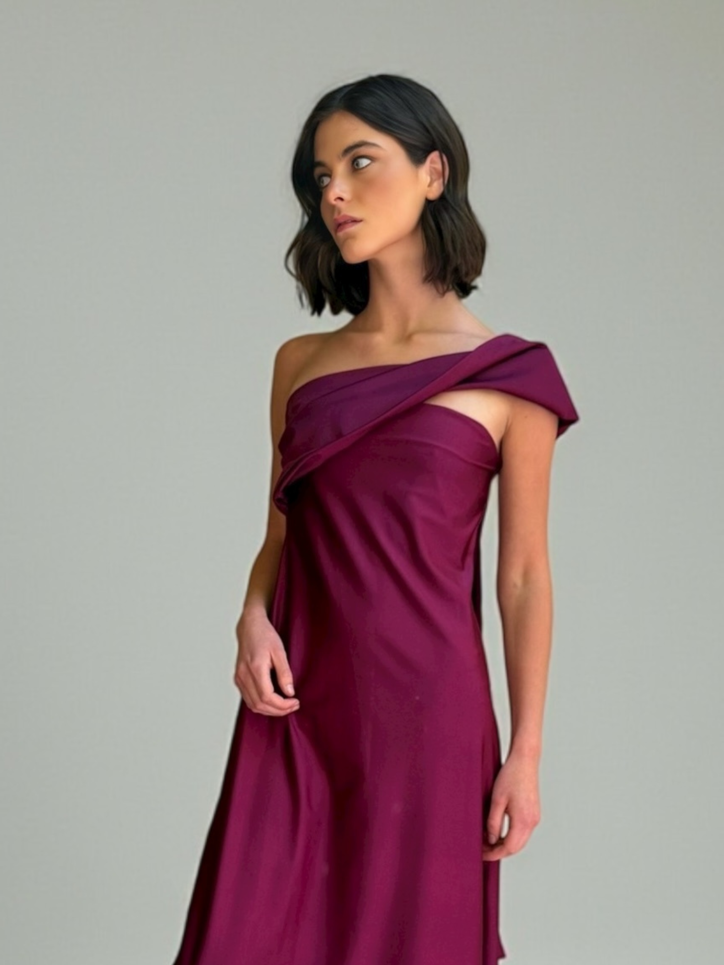 Vestido Nina -  Burdeo