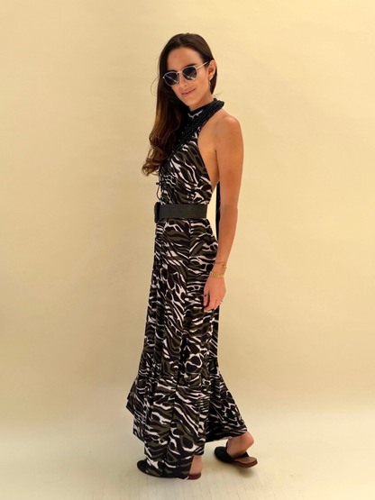 Vestido Fernanda - Print Verde
