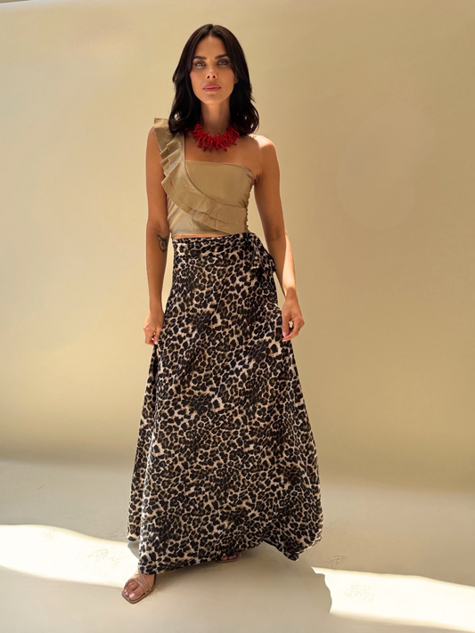 Falda Lucía - Leopardo